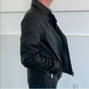 Men's Scotch and Soda leather jacket